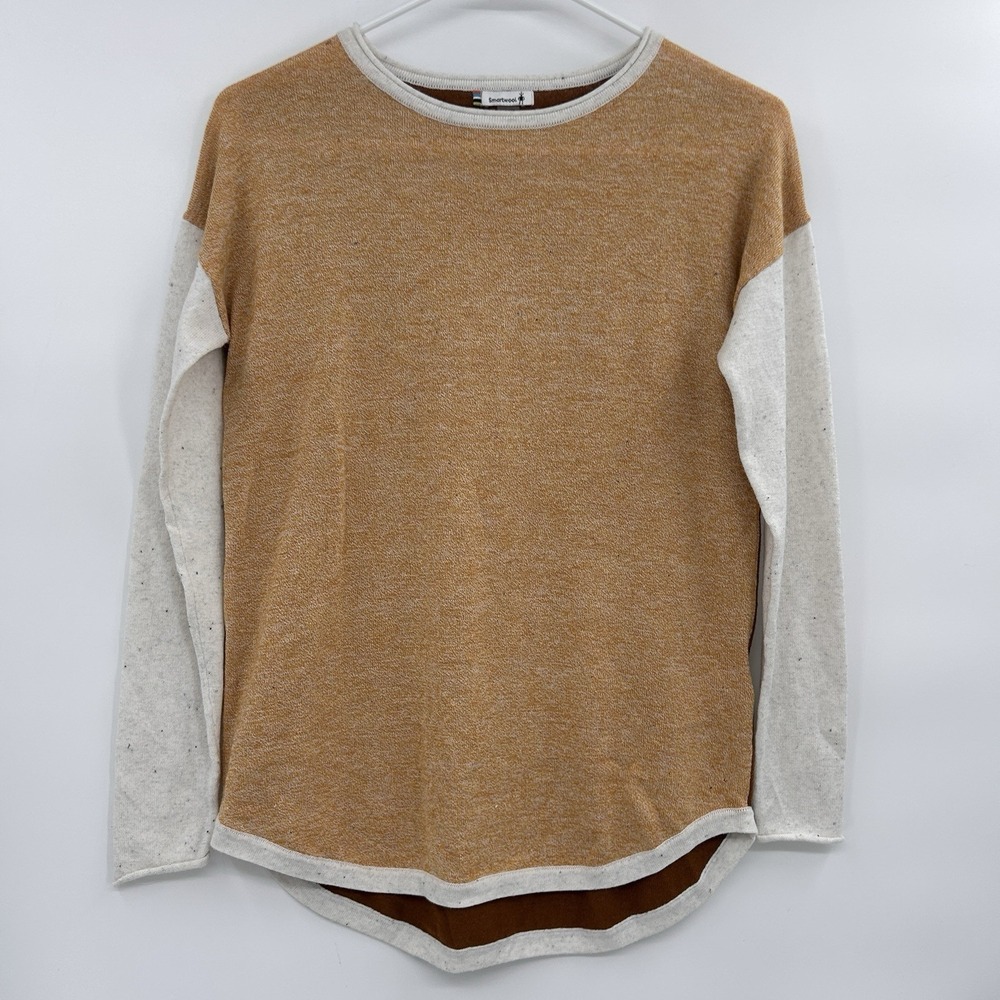 Smartwool‎ Womens Shadow Pine Colorblock Sweater Size XS Wool Blend Outdoors